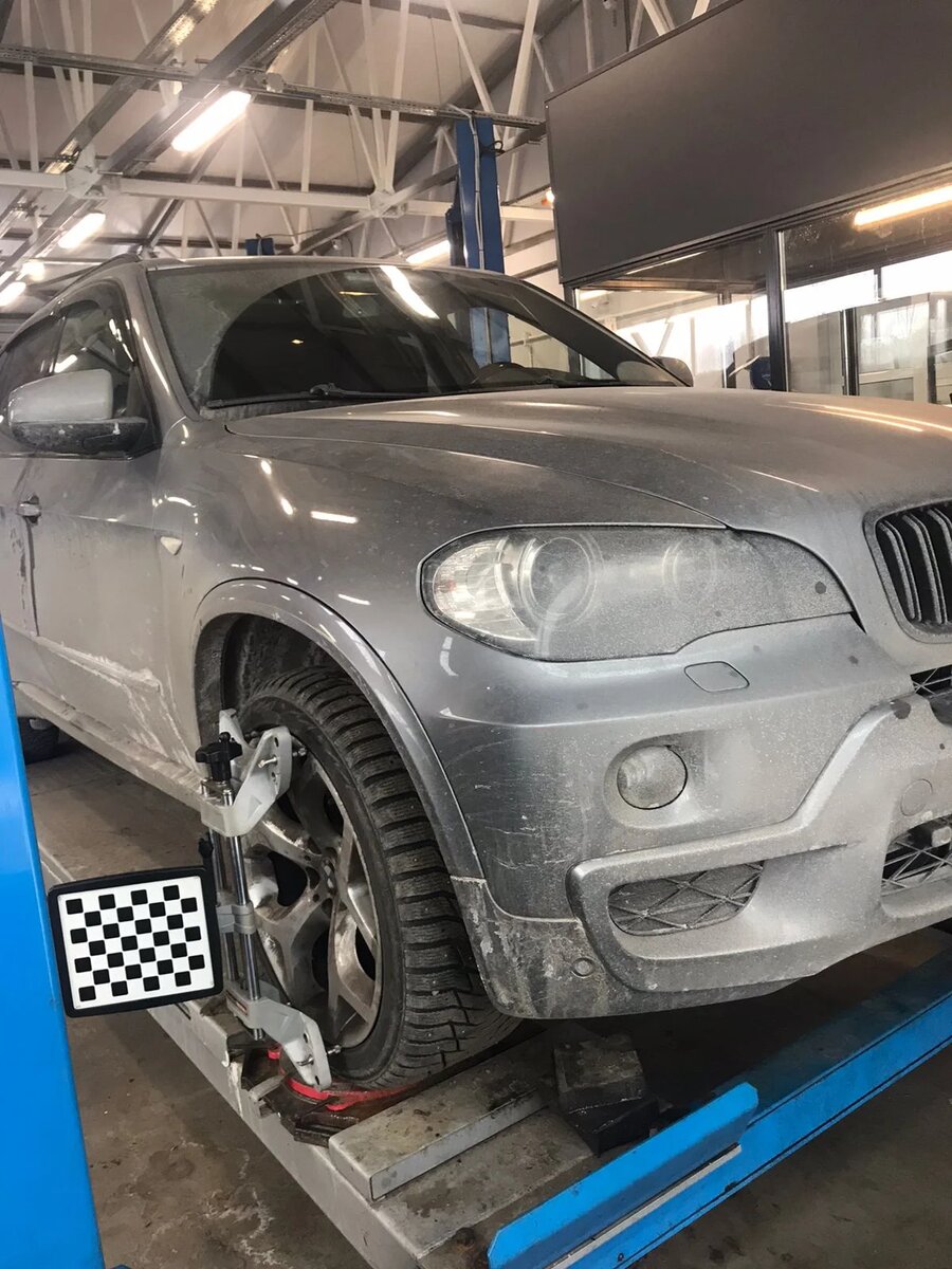 Сход-развал БМВ Х5 Е70 (BMW X5 E70)