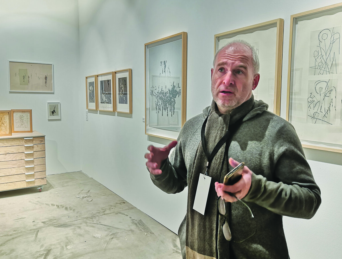 Алексей Веселовский на стенде ПиранезиLAB на ярмарке Catalog