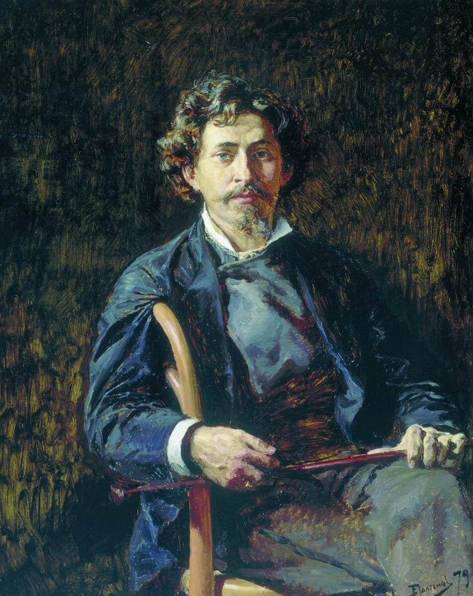 Илья Ефимович Репин, автопортрет