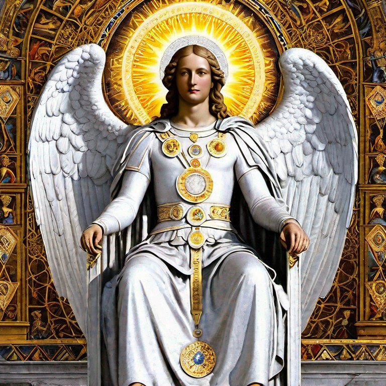 Архангел Метатрон - архангел трона, тот кто стоит рядом с троном и престолом Творца. 
Он служит на бриллиантовом луче. Ему подчиняются все Ангелы.
Свет который исходит от него превосходит свет всех остальных небесных существ. Ему известны все тайные решения Творца.
Он поддерживает существование физического мира. Он пишет книгу жизни о каждом из нас. Он помогает детям стать духовно осознанными и понимающими.
Архангел Метатрон укрепляет нашу связь с Создателем, помогая активировать нашу божественную ДНК🧬 во всех сферах жизни. Он расширяет наше сознание и помогает строить реальность.