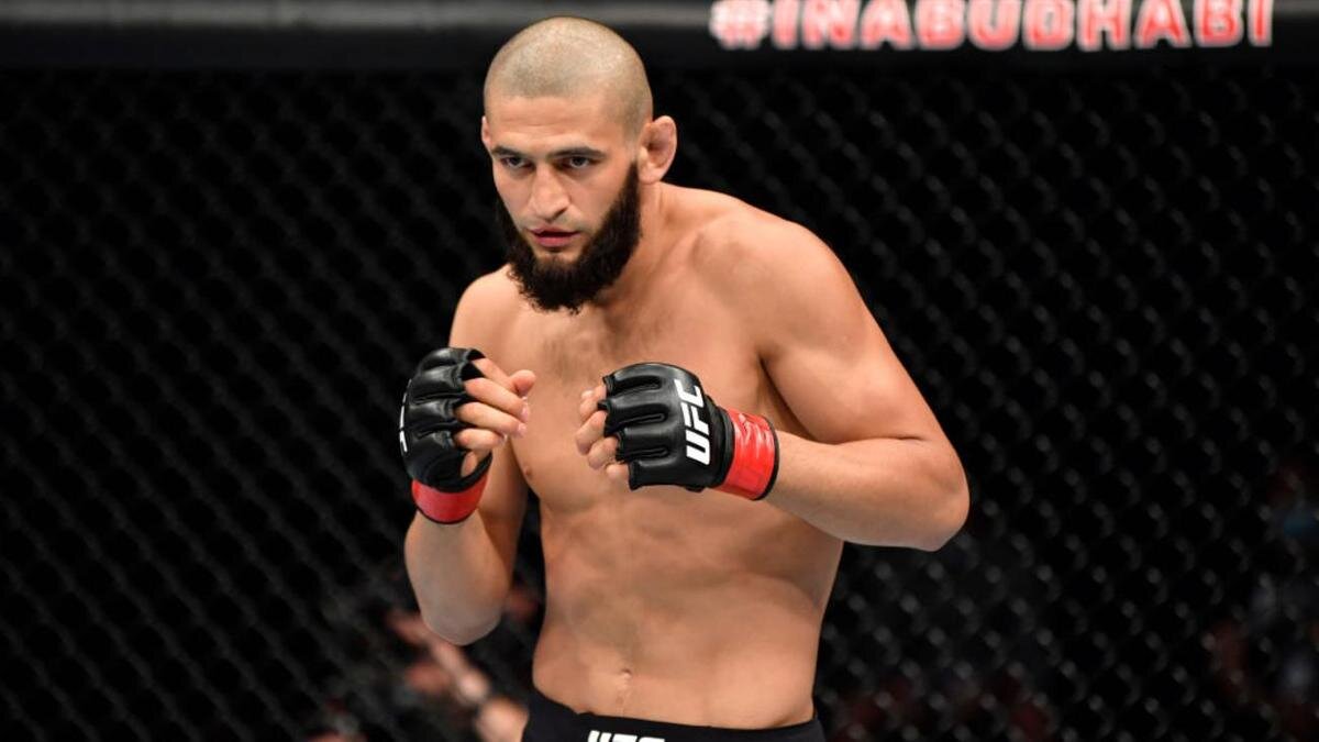    Хамзат Чимаев:Jeff Bottari/Zuffa LLC/Getty Images