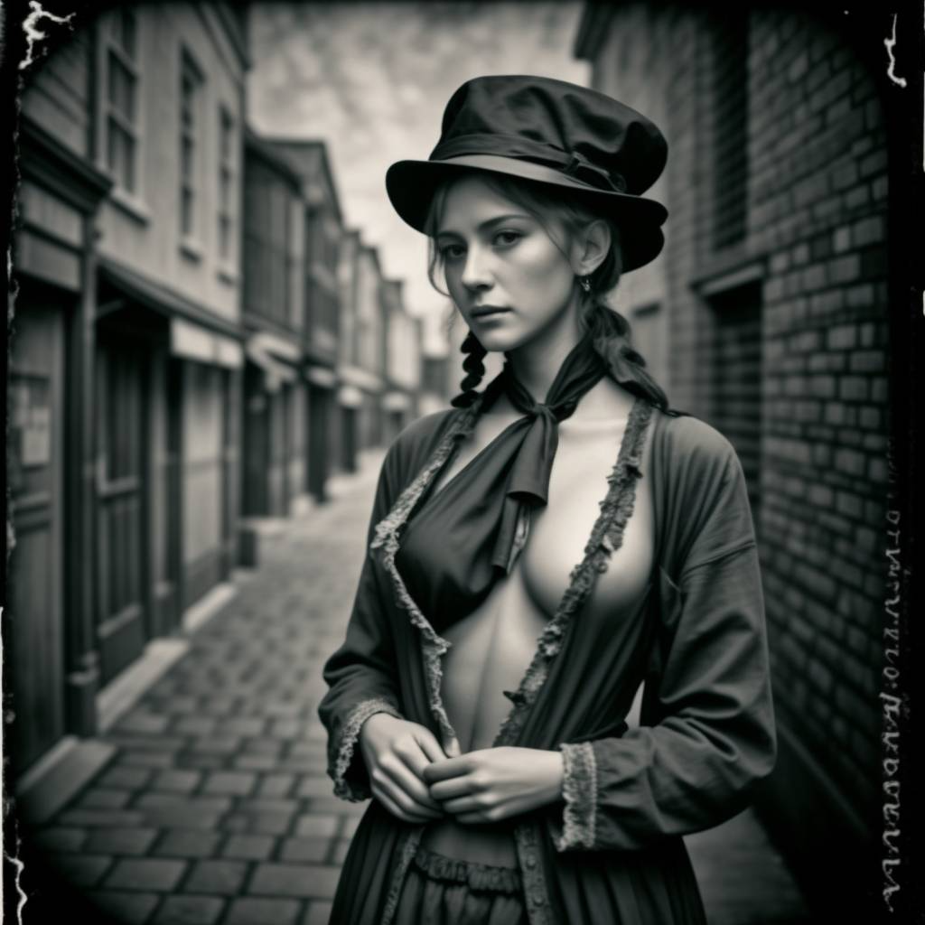 Королева с улицы Rue des Trois Frères. Camille Lefevre, 1903