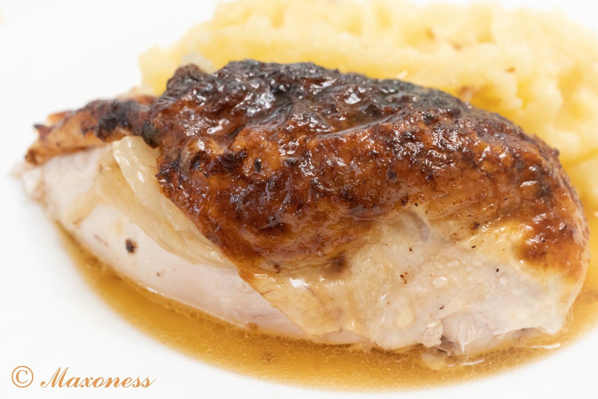 Цыпленок с луком