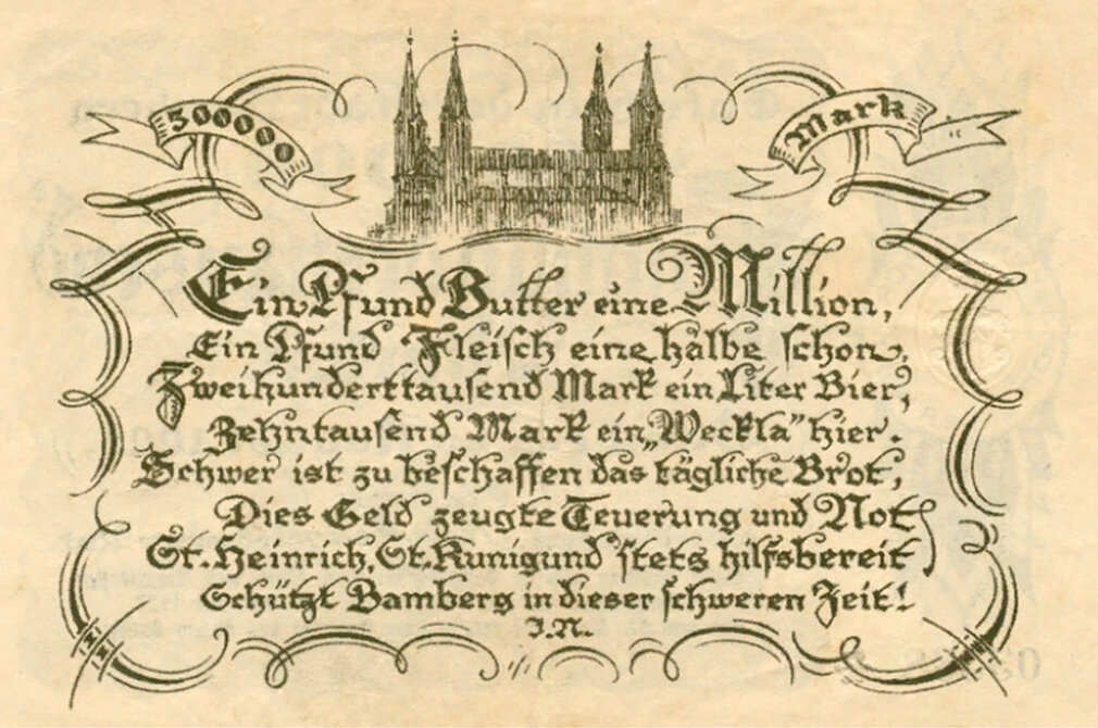 Бамберг. 500 000 марок 1923 (реверс)