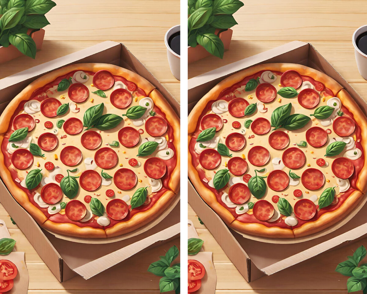 Найдите 3 отличия между картинками