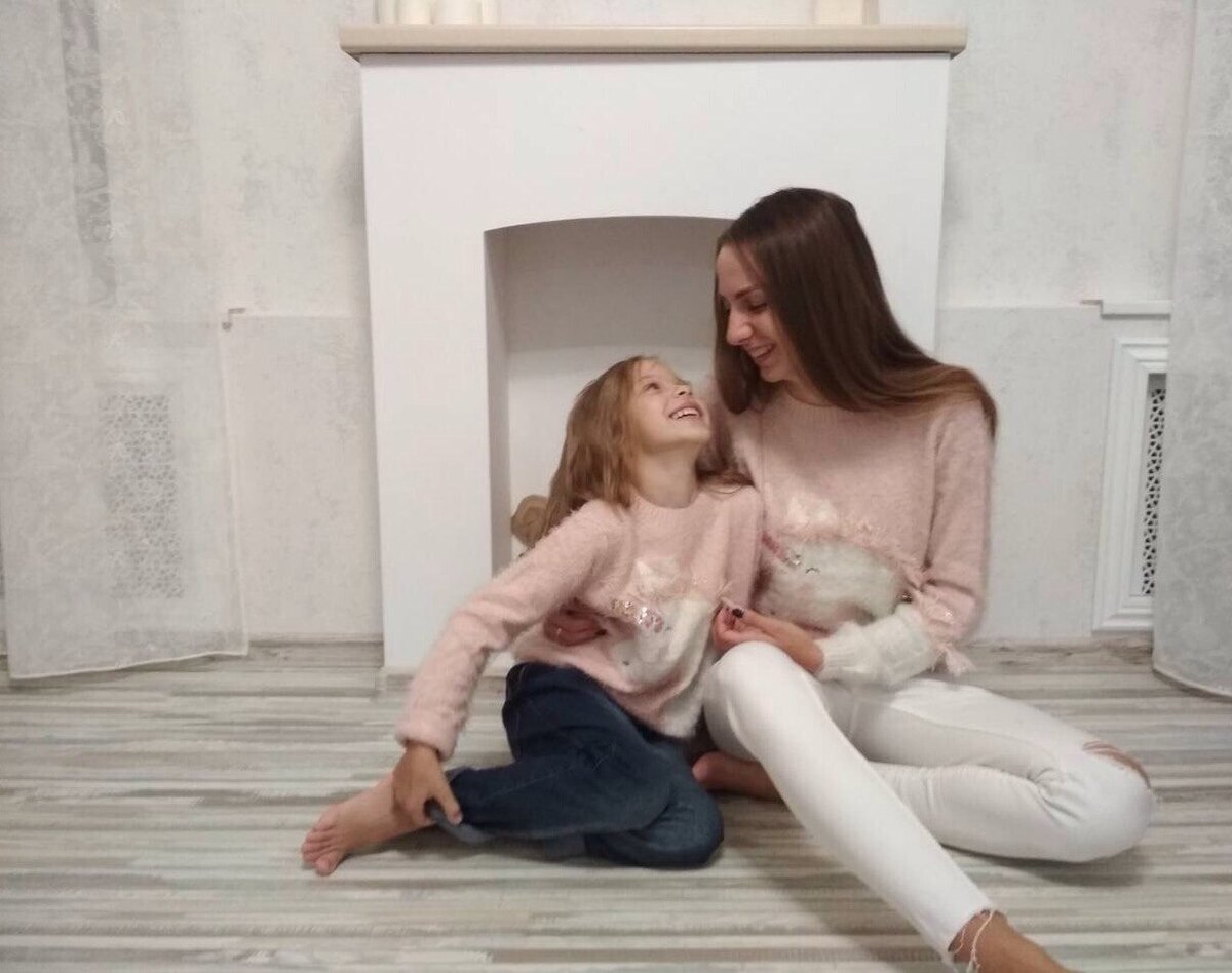 Это Виктория с дочерью