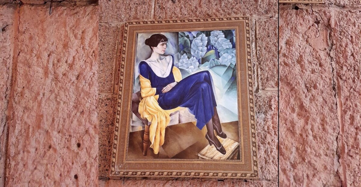 фото автора, портрет  Анны Ахматовой, художник Н.И. Альтман, 1914 год.