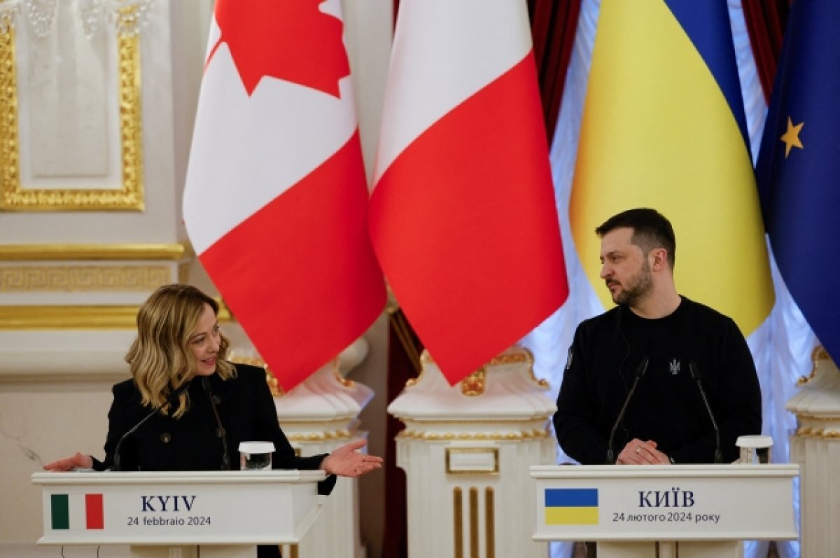    Зеленский: Украина и Италия подписали соглашение о гарантиях безопасности