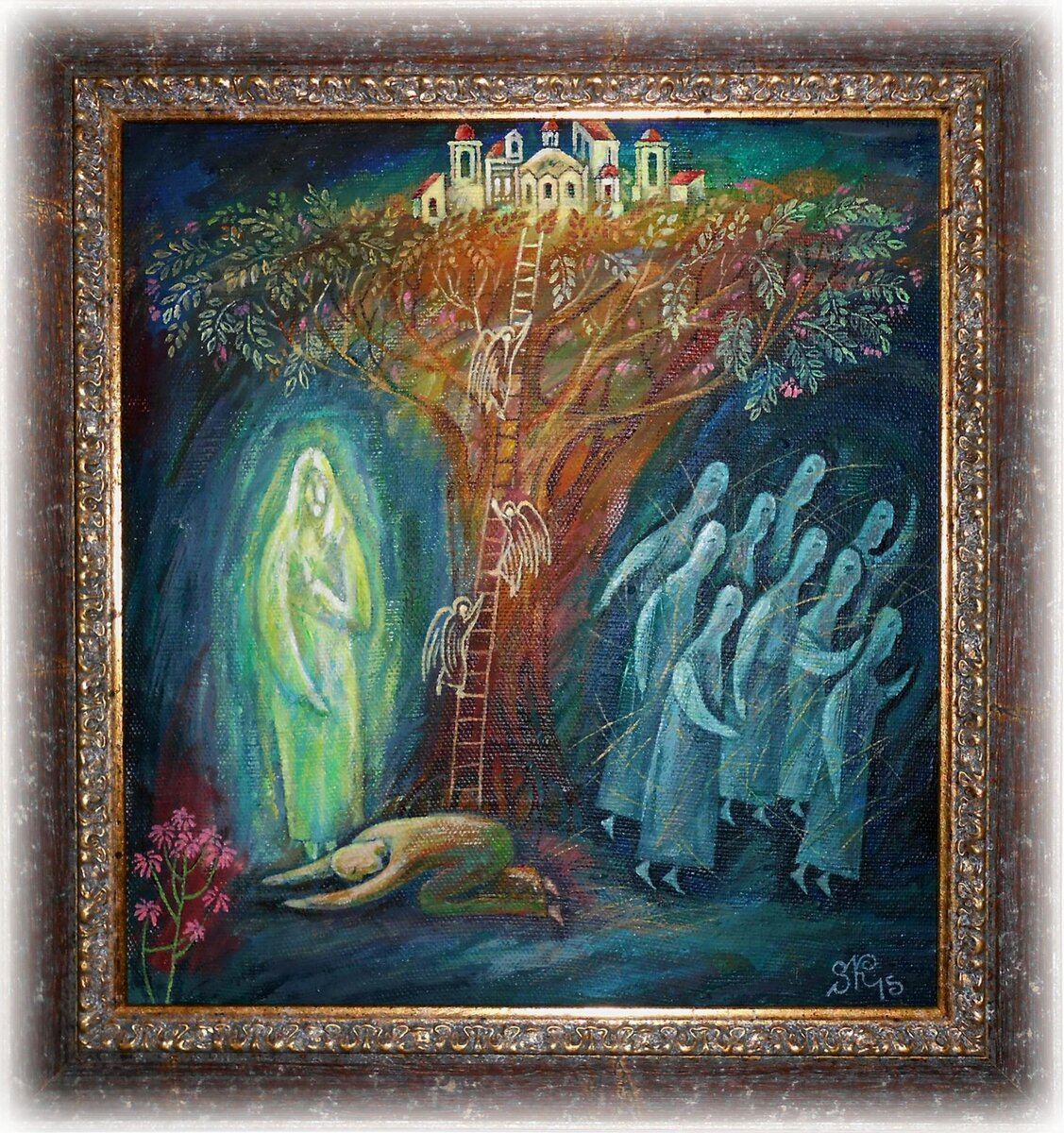 © Юрий Кодимер (Iuri Kodimer). Деды (Дзяды). Осенние Деды - день памяти предков в Белоруссии, совпадающий с кельтским Хэллоуином - М.Л.