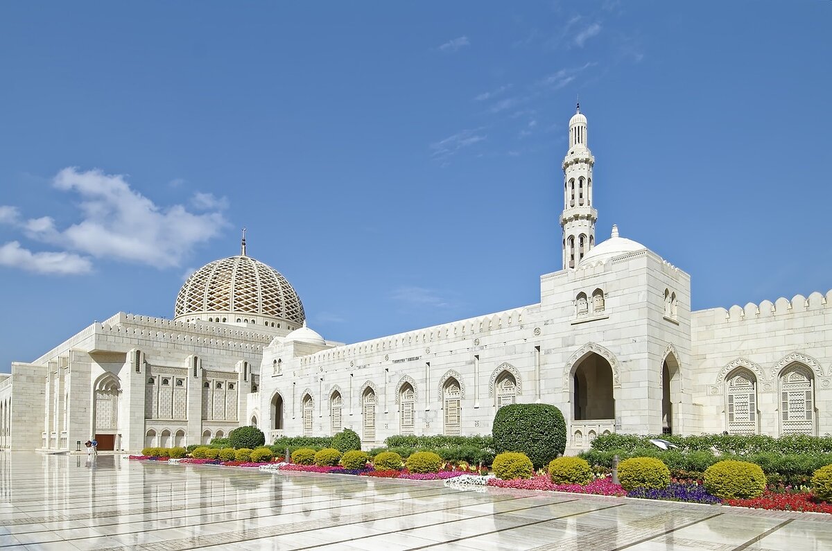 Sultan qaboos grand moschee, Oman, Muskat, from pixabay.com