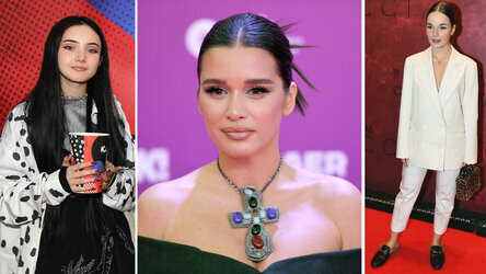 Карина Карамбейби, Ксения Бородина и Саша Спилберг.