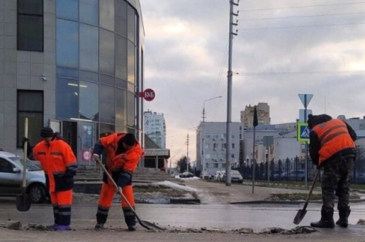    После снегопада улицы Белгорода расчищали 700 человек и 36 единиц техники