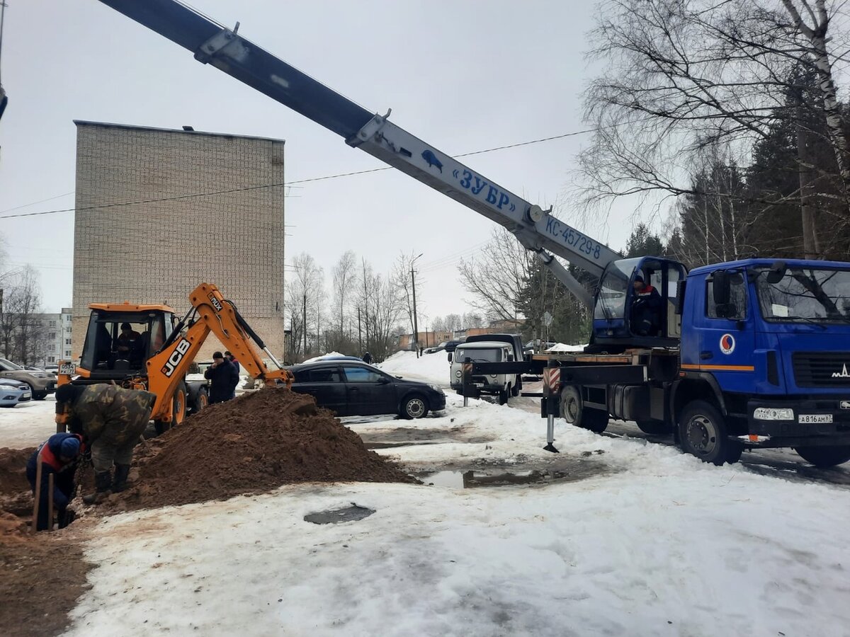 Без воды и тепла 6000 человек. В Дорогобуже повторилась коммунальная авария  | Информагентство О чем говорит Смоленск | Дзен