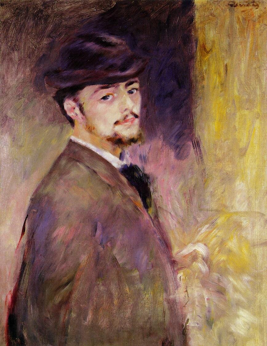 Огюст Ренуар - Автопортрет, 1876. 