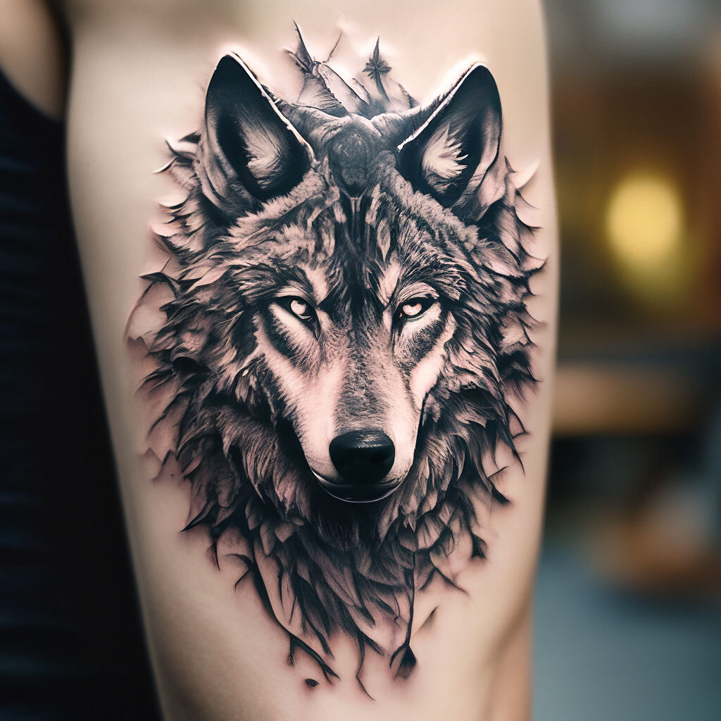 В мире татуировок существует множество различных символов и образов, каждый из которых несет свою глубокую символику и значение. Одним из самых популярных и загадочных образов является волк.-1-2