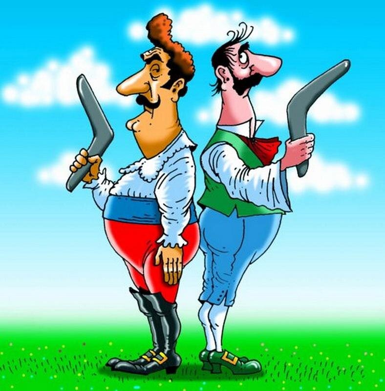 Вот до чего может довести эпиграмма! Рисунок из интернета.