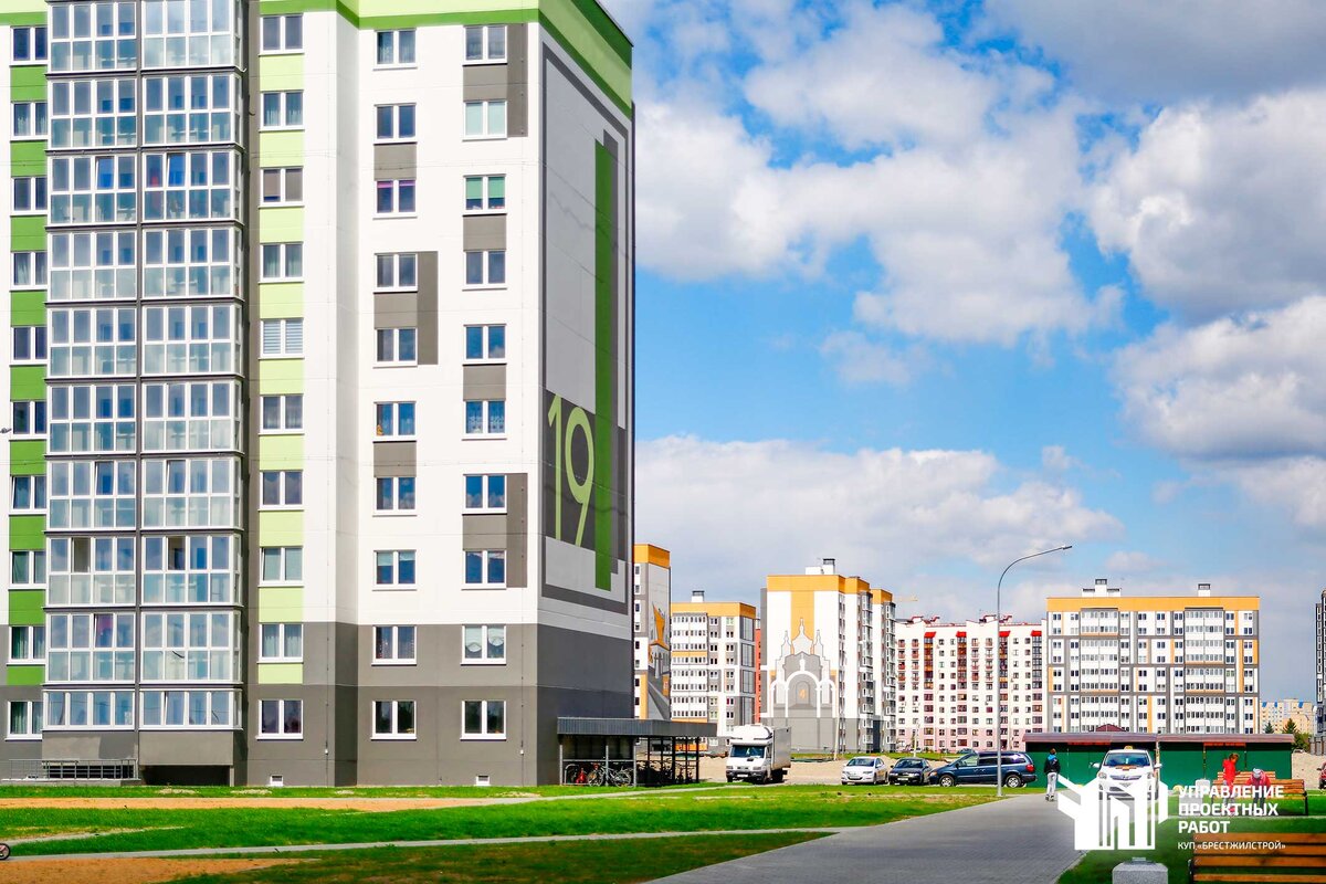 Жилой район в Бресте.