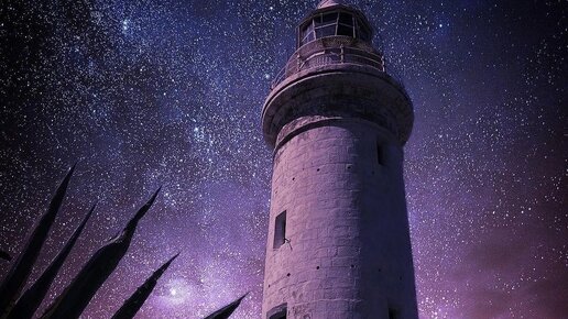 Маяк Пафоса. Кипр. Paphos Lighthouse. Cyprus.