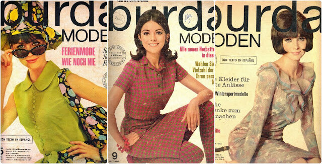 Обложки Burda Moden 1960-х годов.