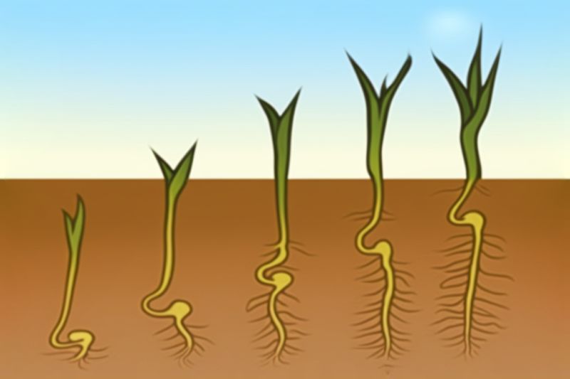 Ростки в грунте
