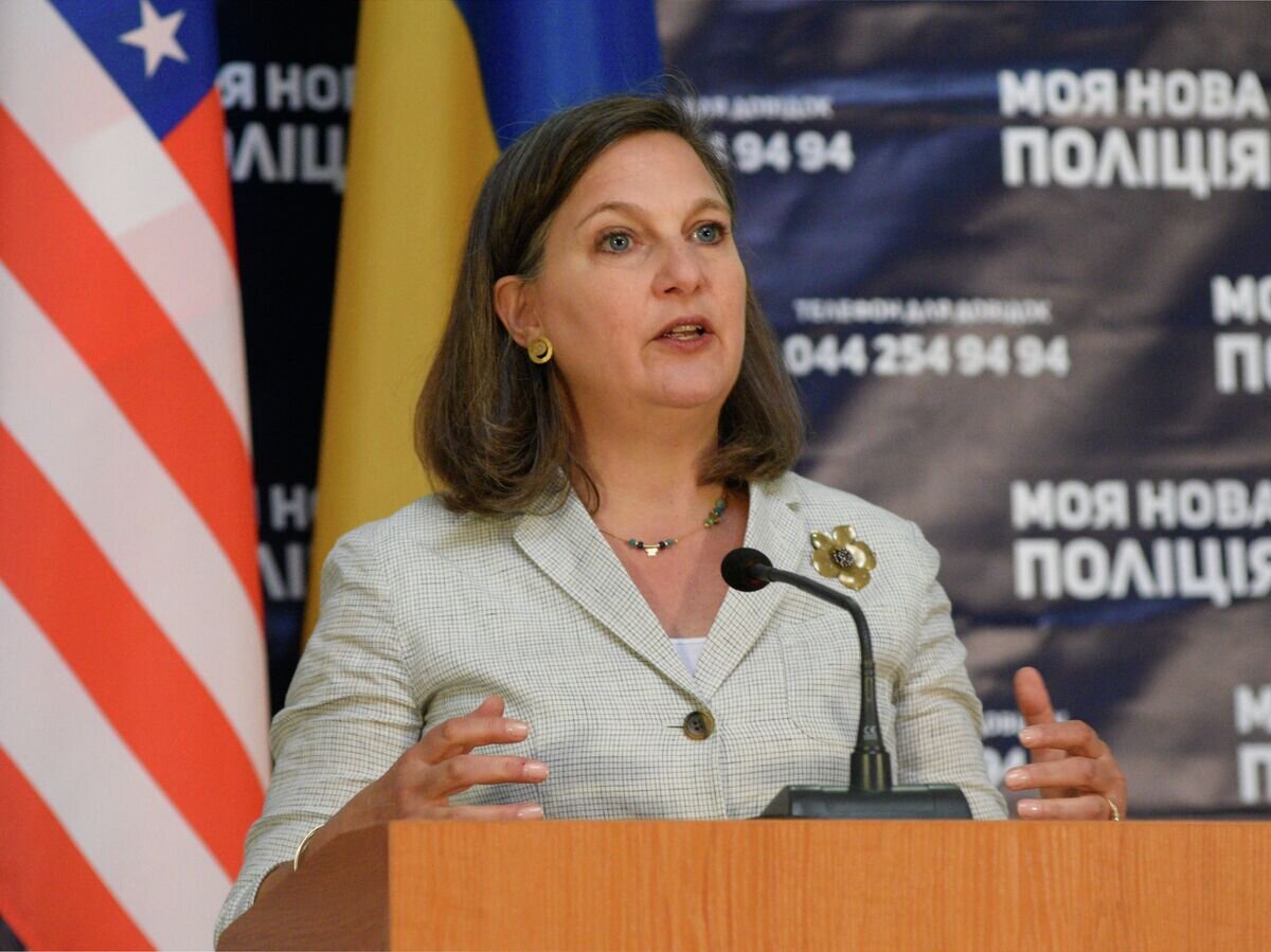    Помощник госсекретаря США Виктория Нуланд в Киеве© РИА Новости / Стрингер
