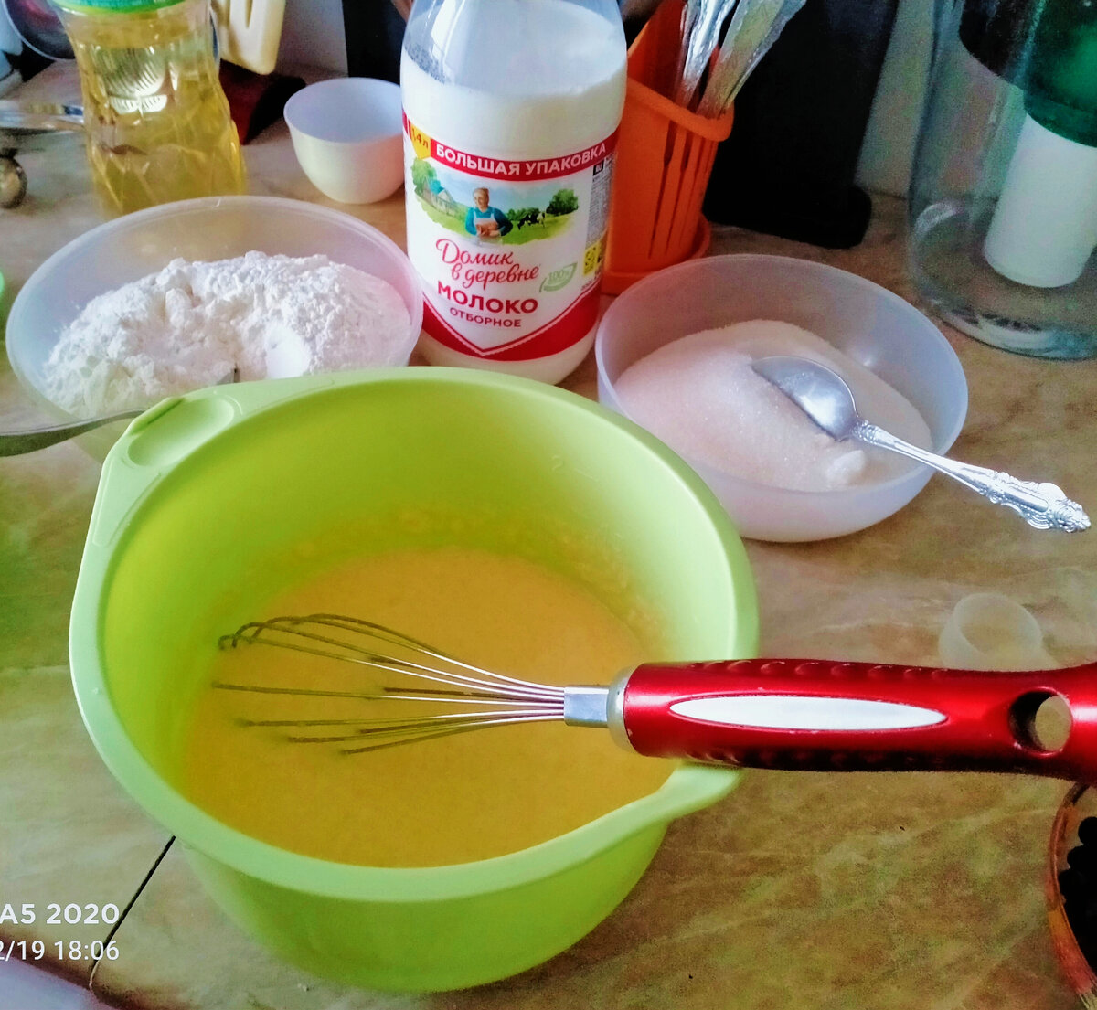 Готовлю маффины с голубикой 