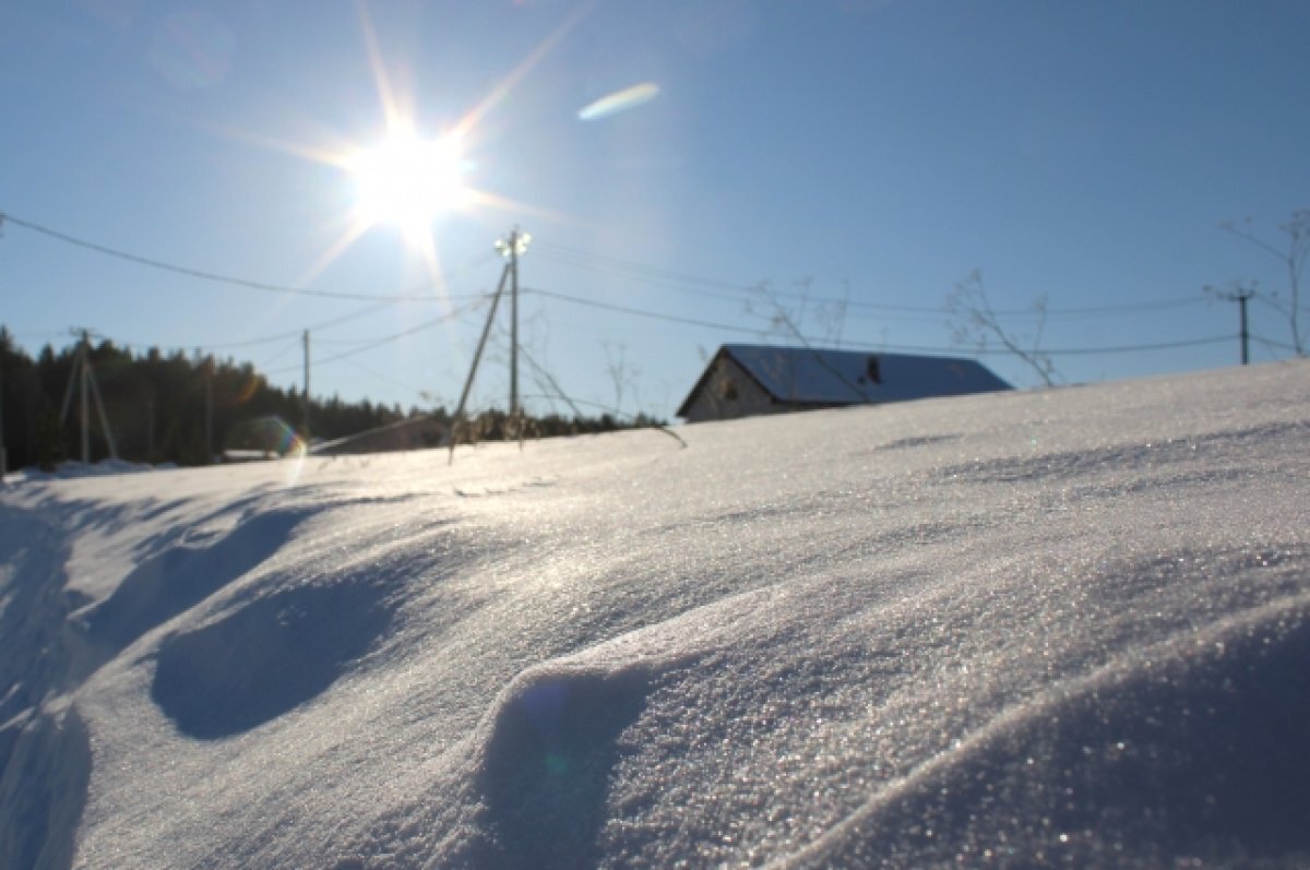    +1 и небольшой снег ожидаются в Свердловской области в начале недели