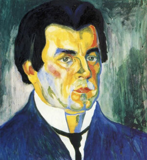 К. Малевич. Автопортрет. 1910-1913.  