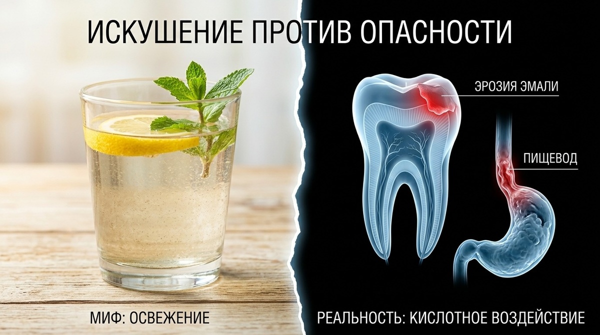 «А что вы думаете про воду с уксусом и лимоном для похудения?».