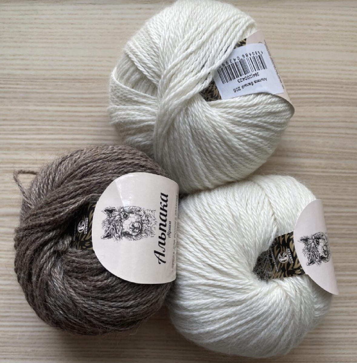 пряжа с альпака Камтекс