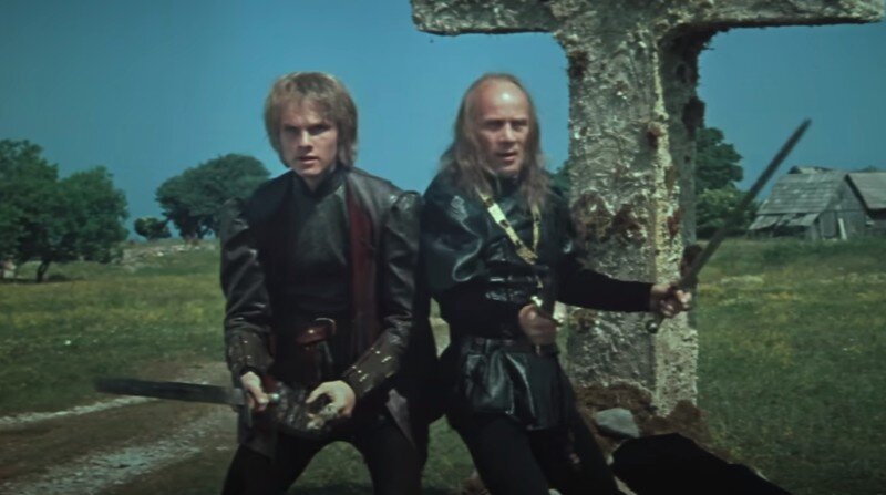 Кадр из фильма "Черная стрела" (1985).