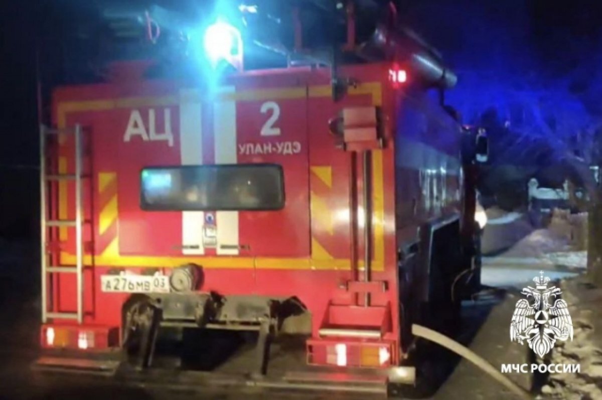    Двое мужчин получили ожоги при пожарах в Бурятии