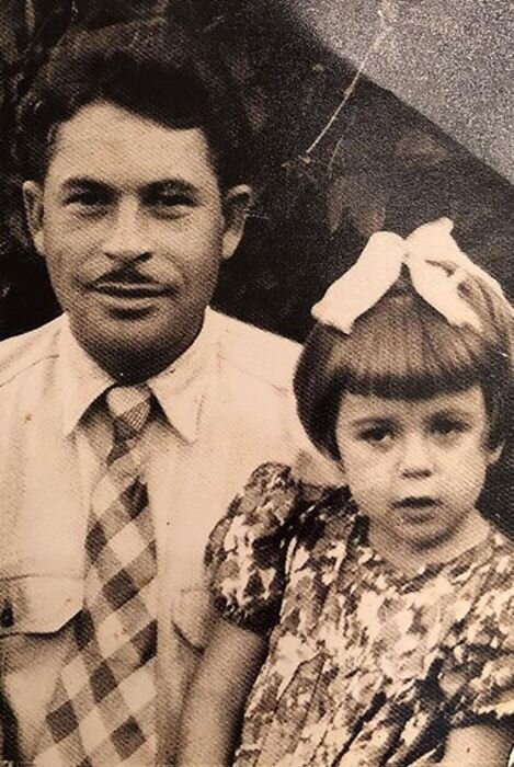 Люба с отцом. Фото: Инстаграм (запрещён в России) / @uspenskayalubov_official