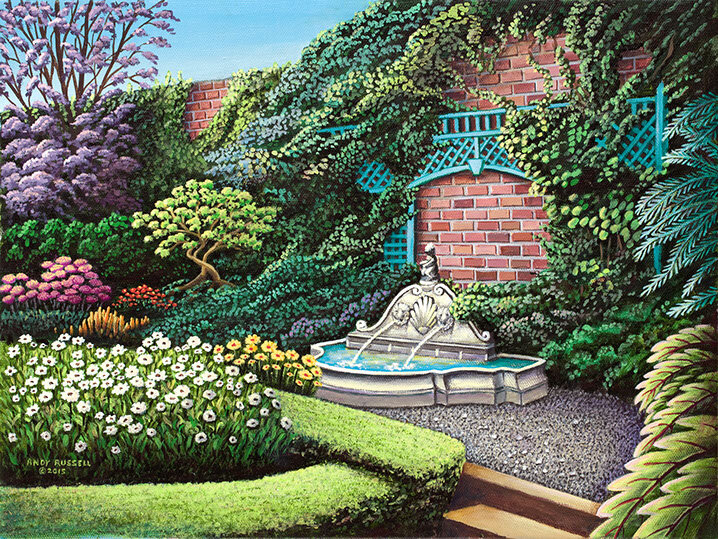 Rue Franklin Courtyard (Дворик на улице Франклина)