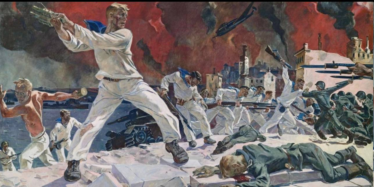  Александр Дейнека. «Оборона Севастополя». 1942