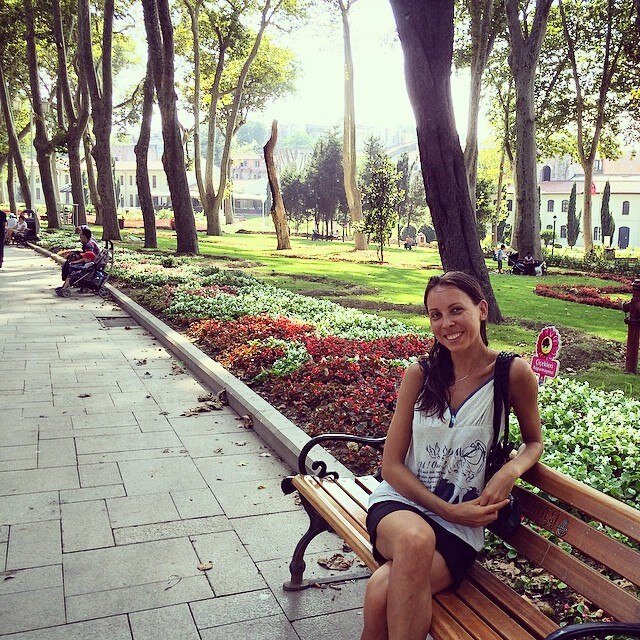 Один из парков Стамбула