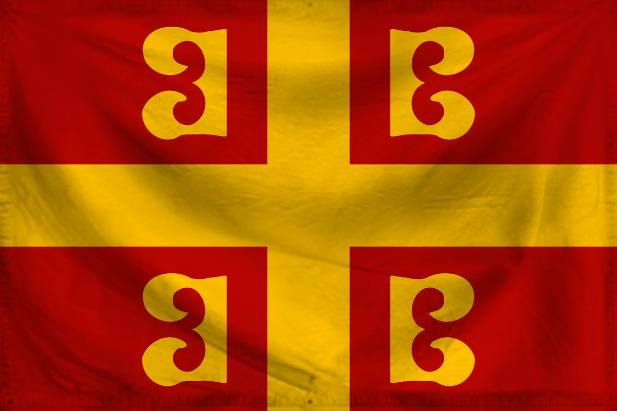 Я всегда думал, что это будет что-то фиолетового цвета, но гугл выдал другие результаты. Знатоки, отправляйте флаги Византийской империи в комментарии!