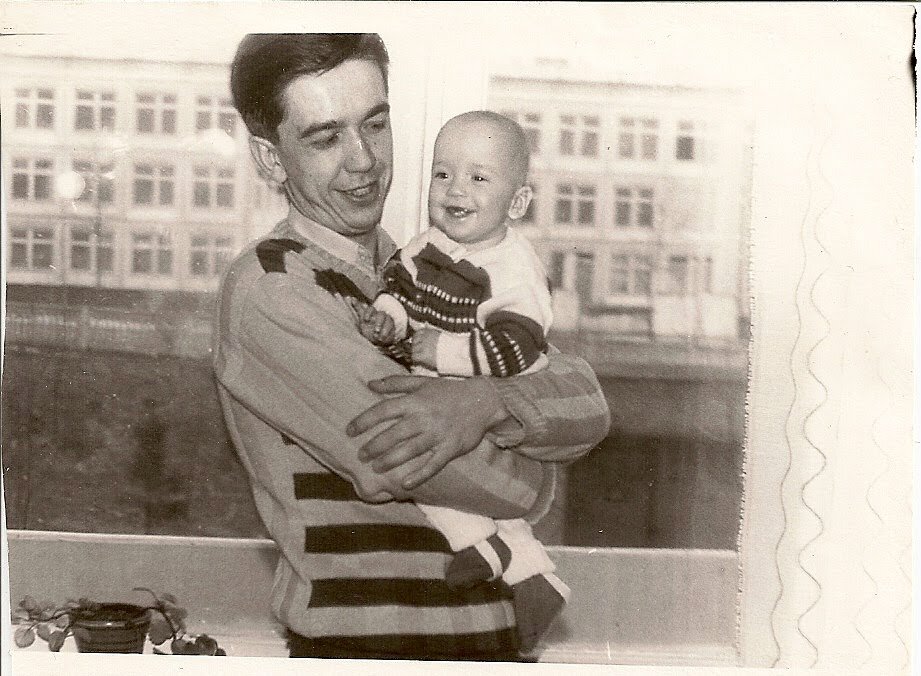 У папы были шикарная шевелюра