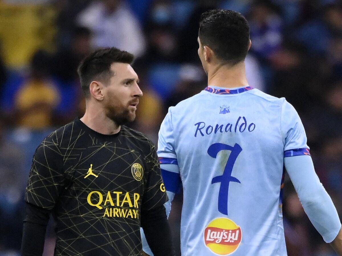    Лионель Месси и Криштиану Роналду© AFP 2024 / FRANCK FIFE