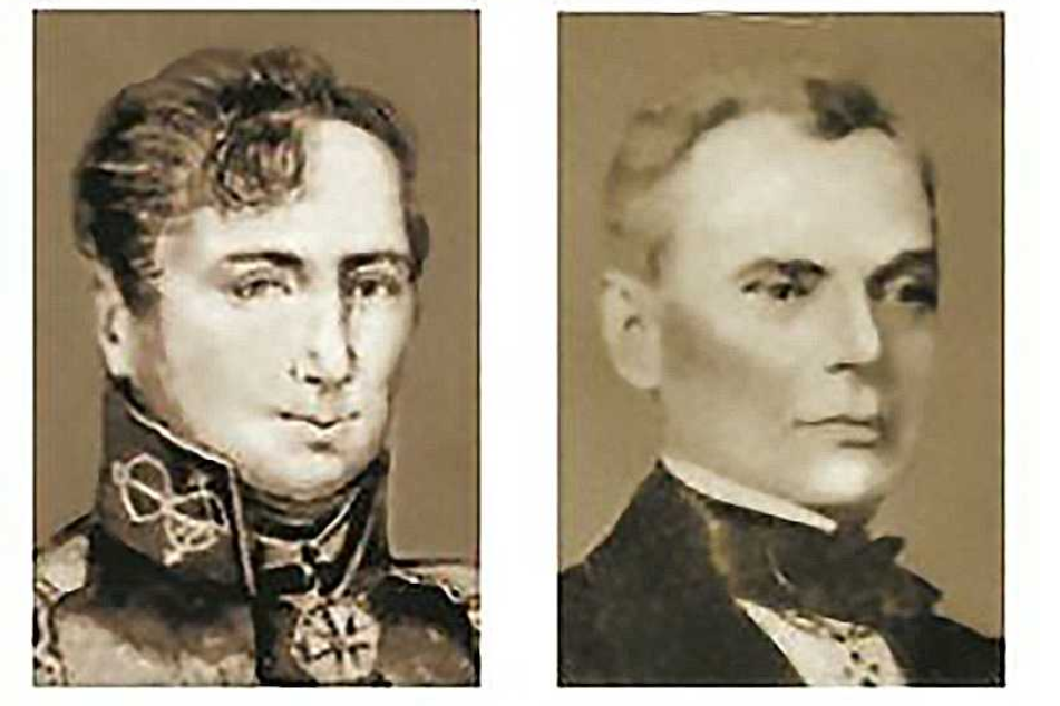 Дмитрий (слева) и Харитон (справа) Лаптевы 