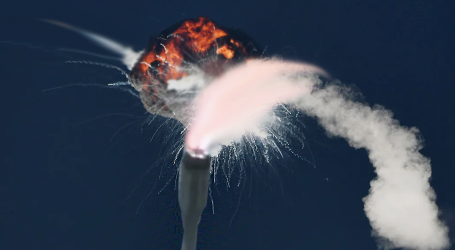 Взрыв ракеты