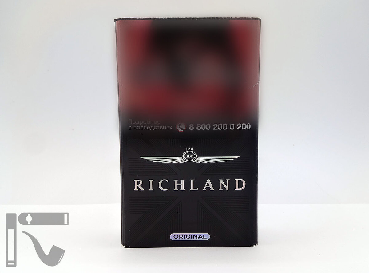 Сигареты Richland Original. Фото: © канал "Уголок Курильщика"