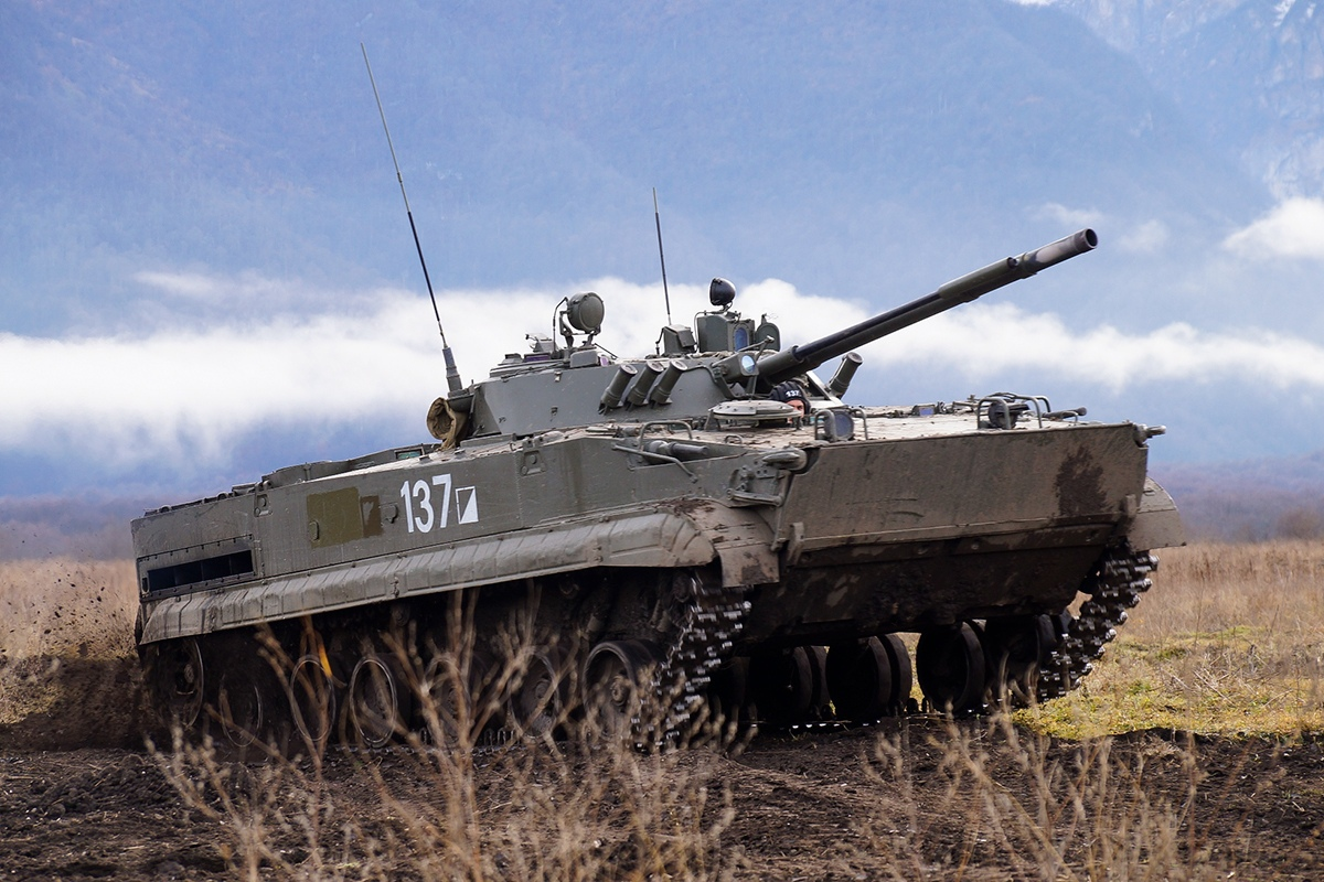 БМП-3 на учениях. Фото Минобороны России