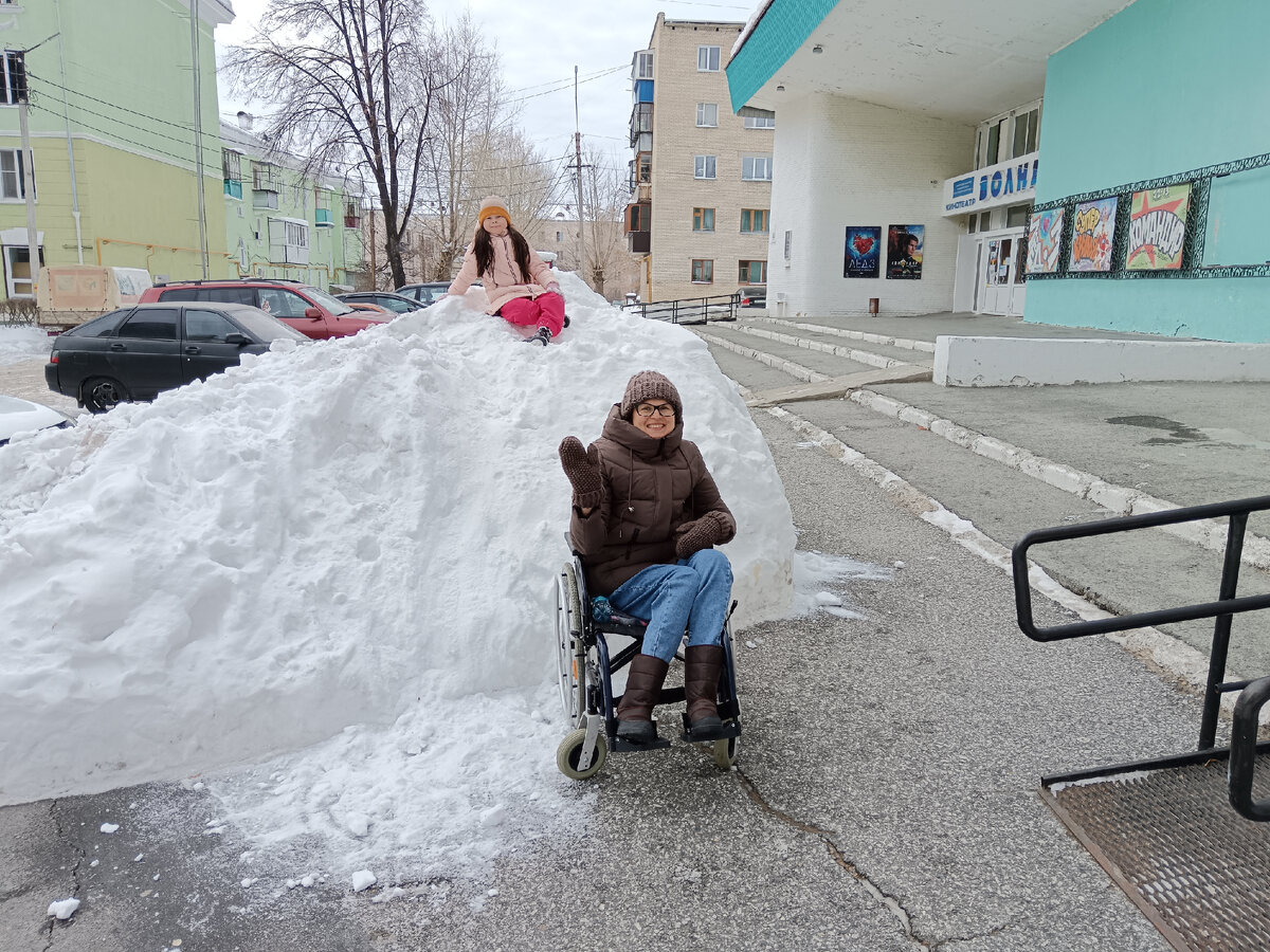 Вот такие у нас сугробы