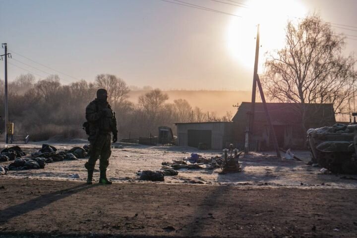 Российский военнослужащий в зоне проведения СВО. Источник:/t.me/vysokygovorit