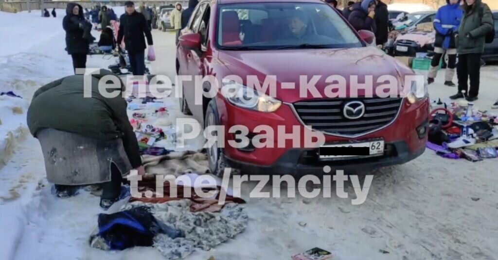    ГАИ проведет проверку после наезда на вещи торговцев рязанской барахолки7info.ru