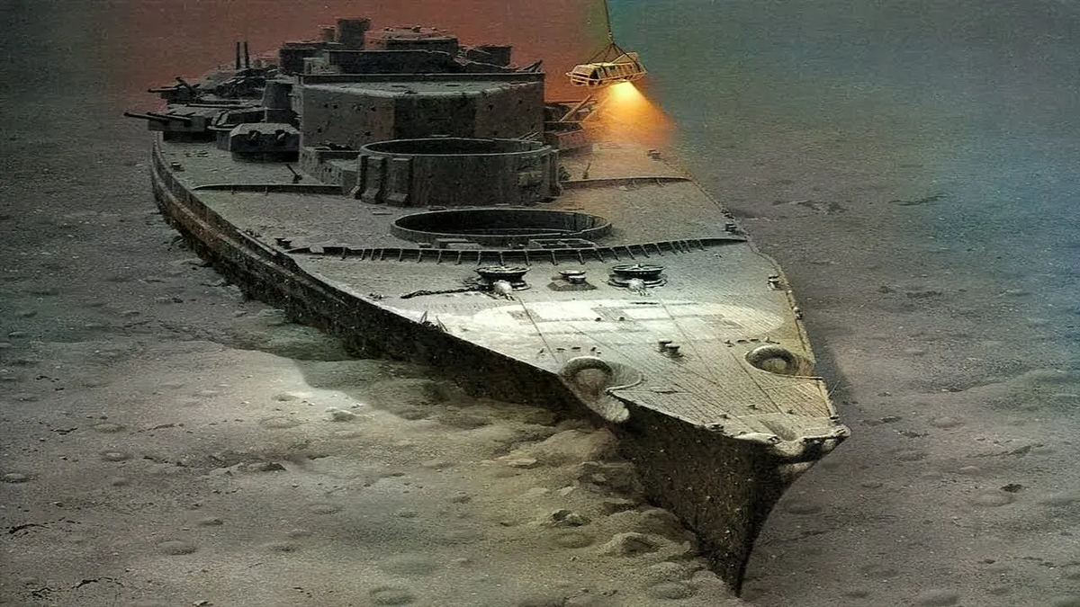 Бисмарк на дне | ФОТО ВЗЯТЫ С ЯНДЕКС КАРТИНКИ