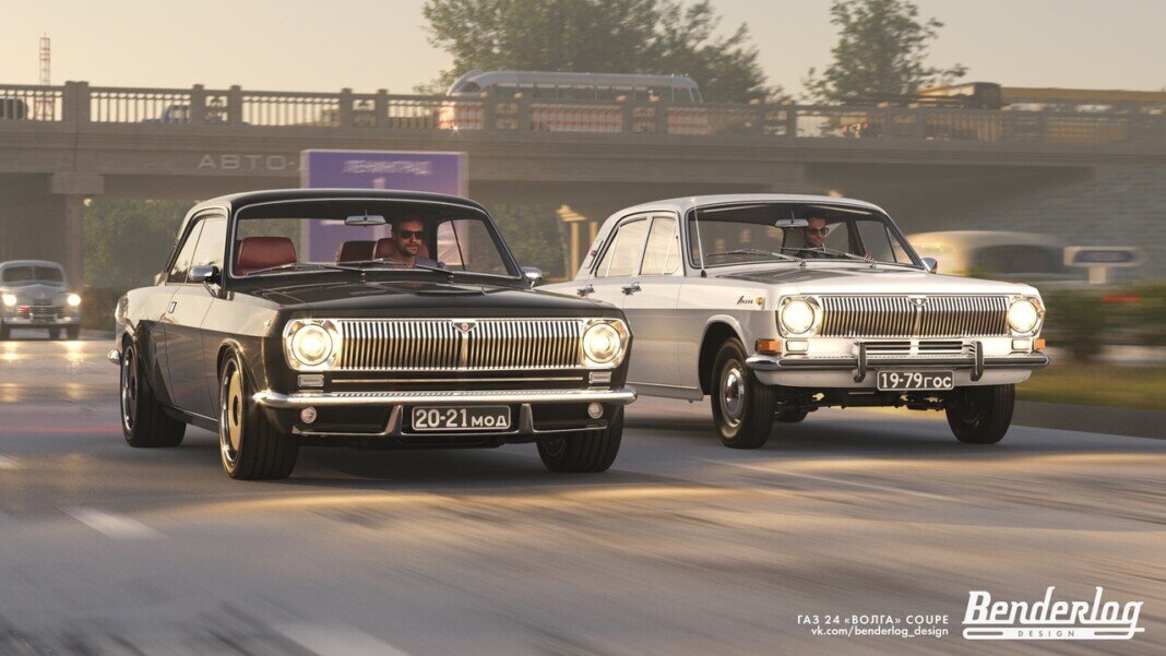 Новые и стандартные версии Волги.