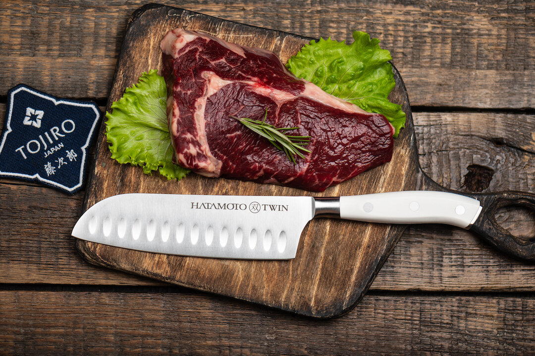 Кухонный нож Сантоку Hatamoto