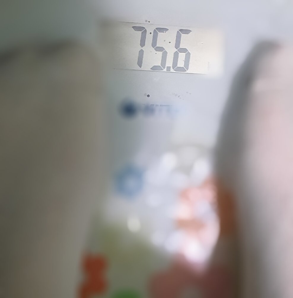 За неделю правильного питания 2.4 кг 